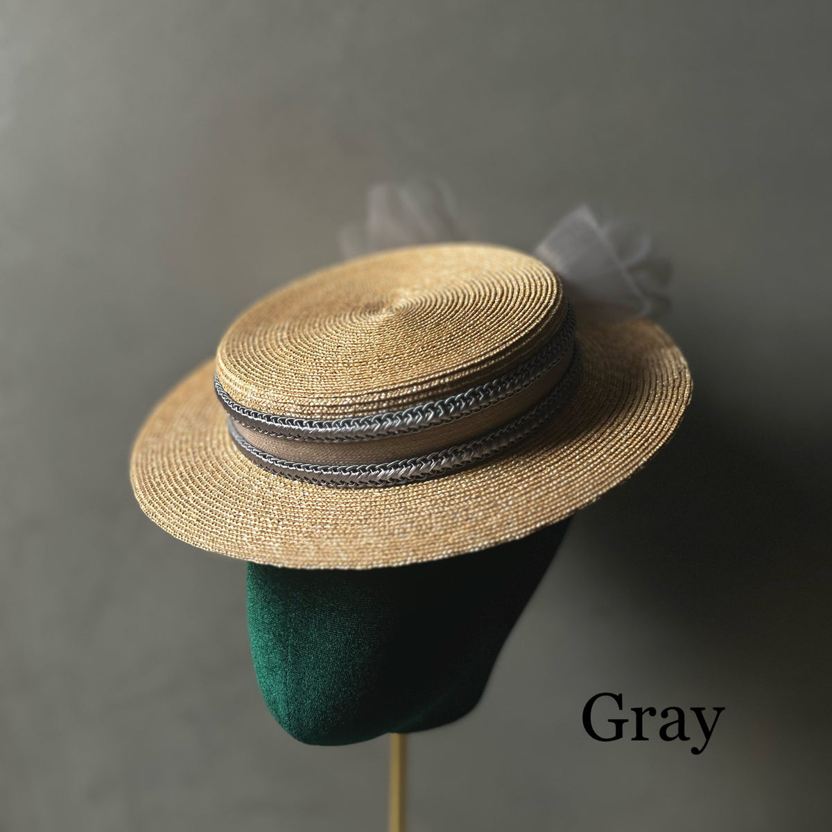 millinery mino（ミリナリーミノ）カサブランカ 麦わら帽子