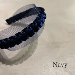 Frill ribbon Headband 欠品カラーは5月18日      12時〜再販