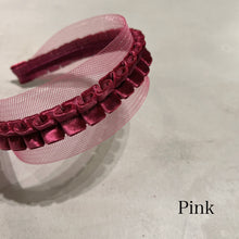 画像をギャラリービューアに読み込む, Frill ribbon Headband 欠品カラーは5月18日      12時〜再販