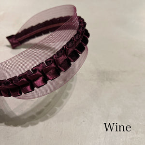 Frill ribbon Headband 欠品カラーは5月18日      12時〜再販