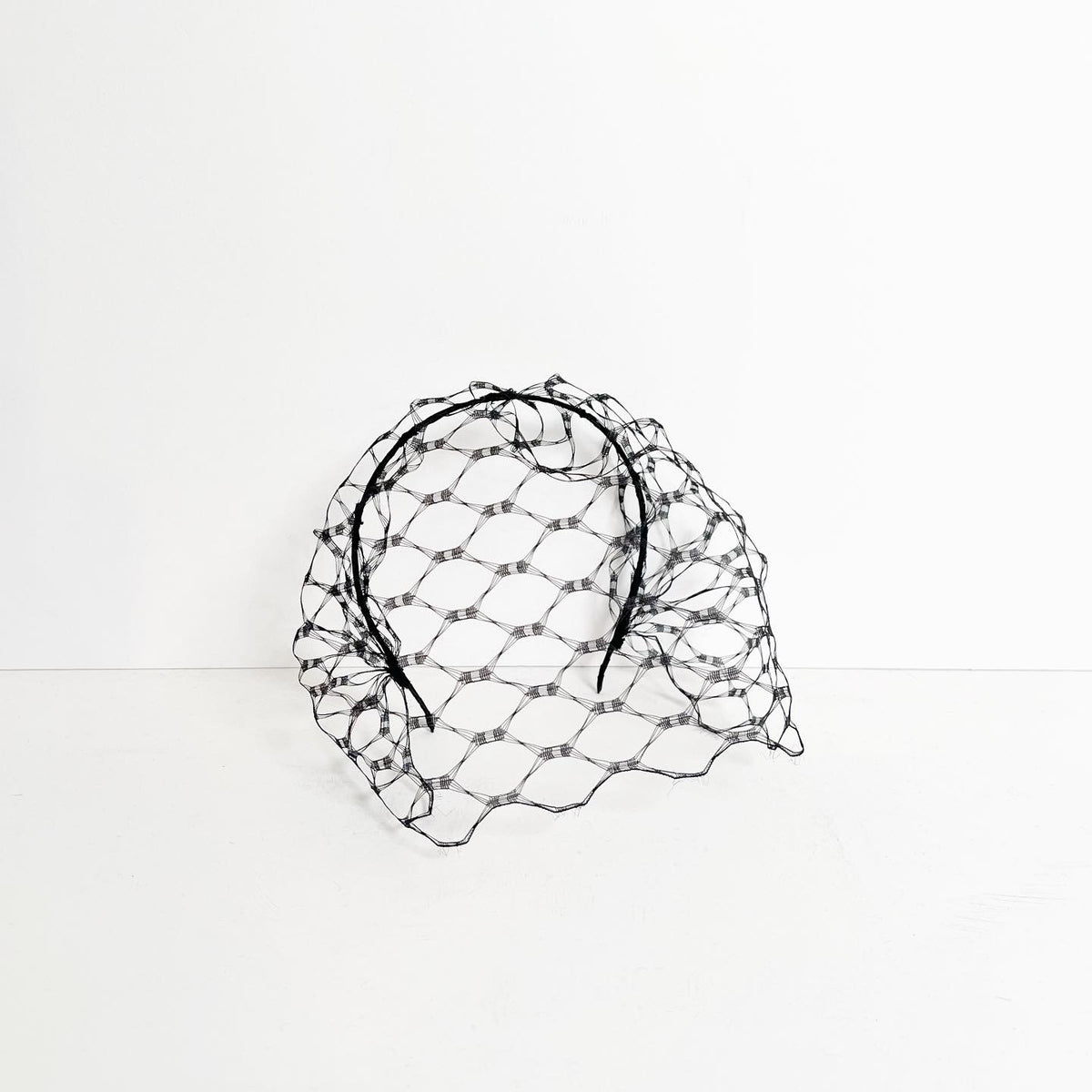 Honeycomb Veil headband – millinery mino Honeycomb Veil headband – millinery mino