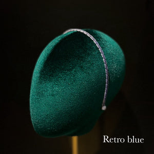 Velvet ribbon headband