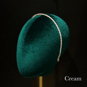 Velvet ribbon headband