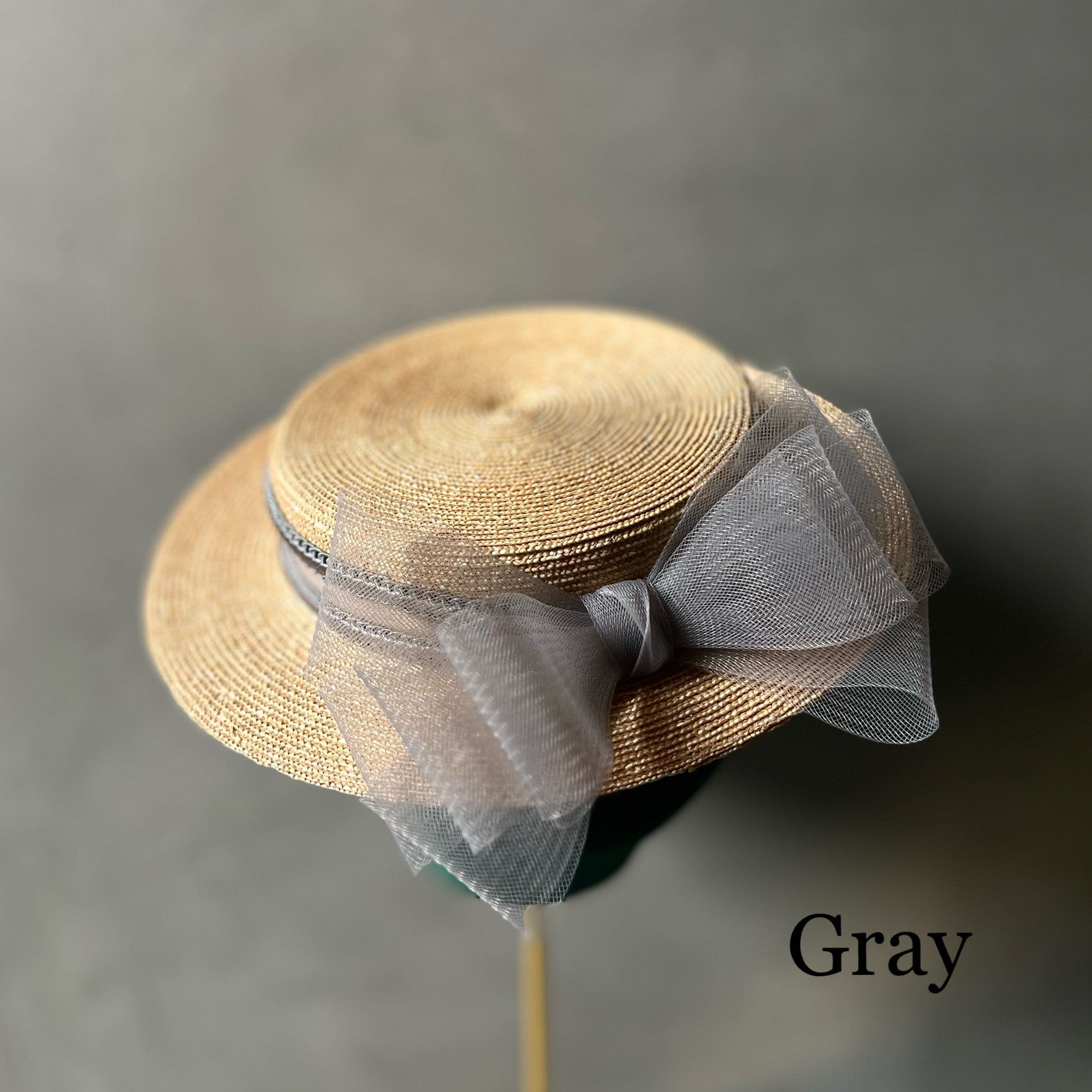 人気の春夏 millinery 麦わら帽子 mino（ミリナリーミノ