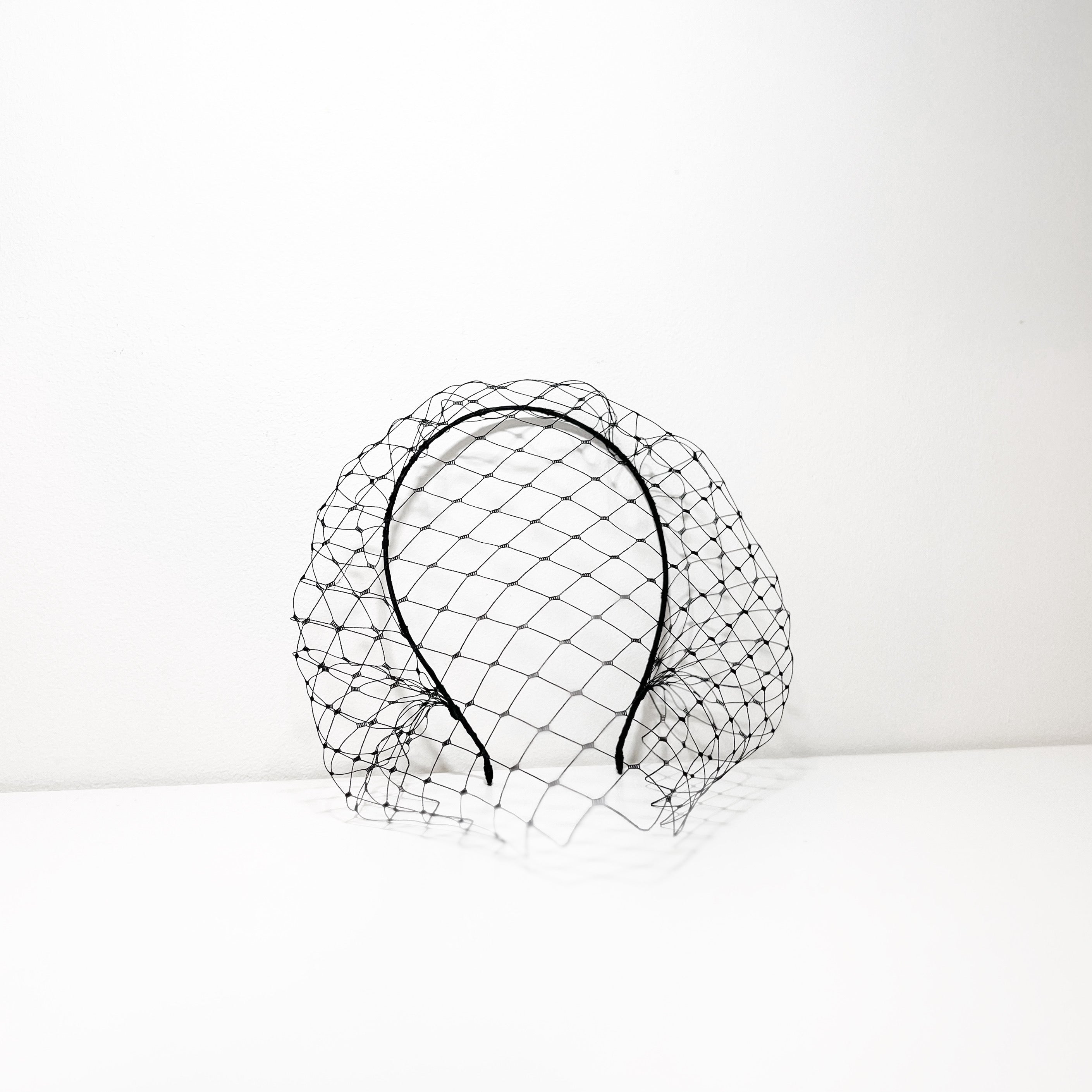 Diamond Veil headband – millinery mino
