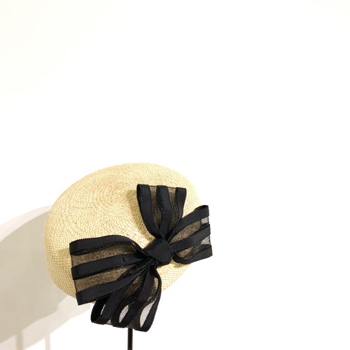 Borderribbon mini beret Pnama